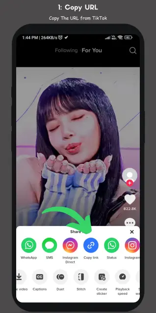 done save your tiktok video with high quality